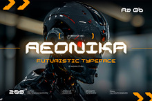 Aeonika - Futuristic Typeface