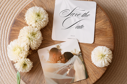 Square Cards Mockup