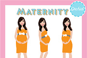 Maternity Pregnant Portrait Creator, a Person Illustration by Lauren Lesley Studio (Thumbnail 29 of 45)