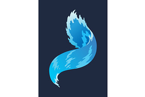 Water splashe. Fluid flow, an Illustration by Things for designers