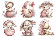 Whimsical Easter Clipart, an Illustration by Daily.Designs (Thumbnail 7 of 7)