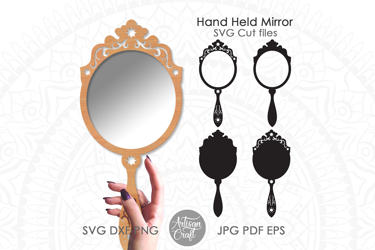 Hand held mirror cut files, an Object Graphic by Artisan Craft (Photo 1 of 5)