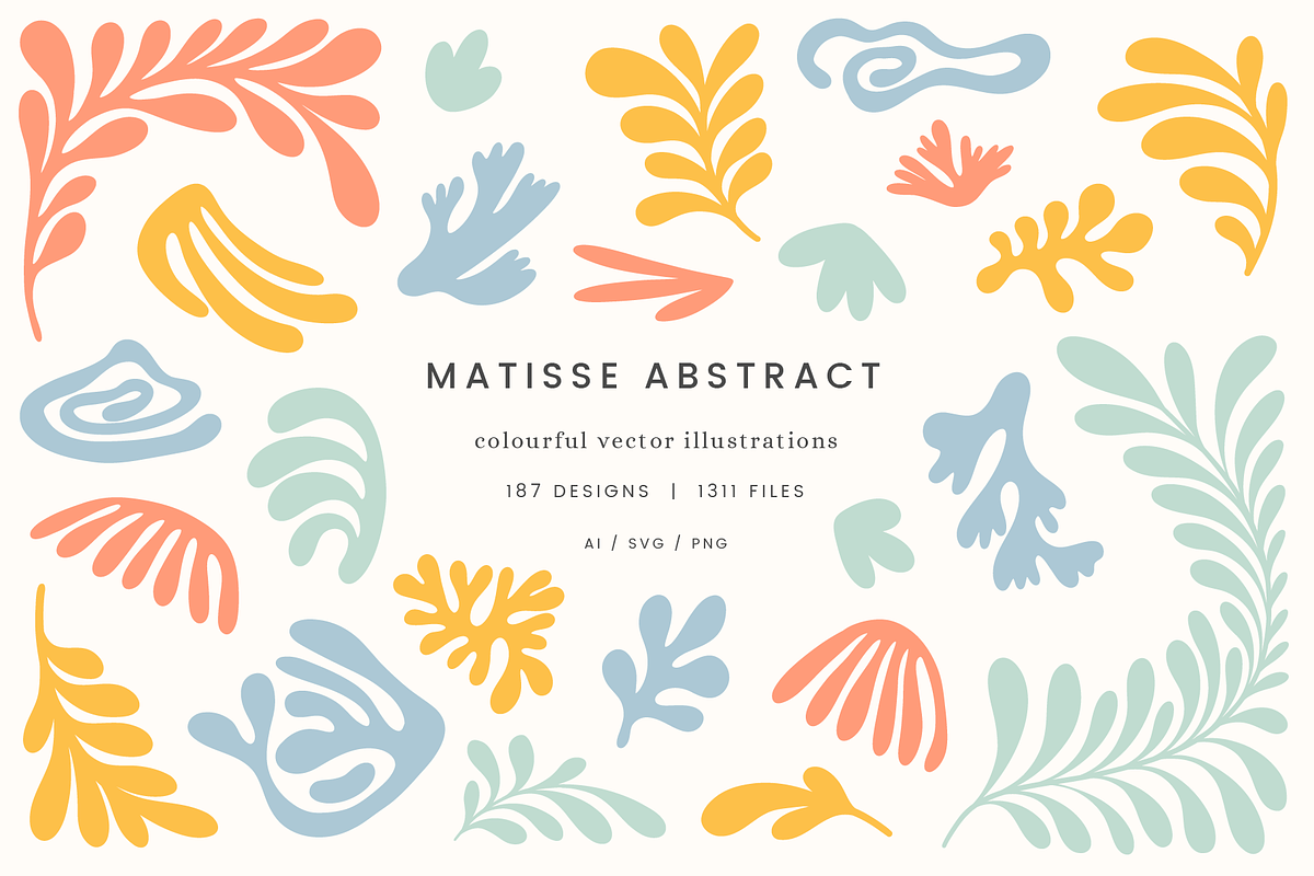 Matisse Abstract Vectors, an Illustration by Emma Webb Studio (Photo 1 of 9)