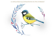 Watercolor Compositions Animals, an Animal Illustration by Budogoshch (Thumbnail 5 of 6)
