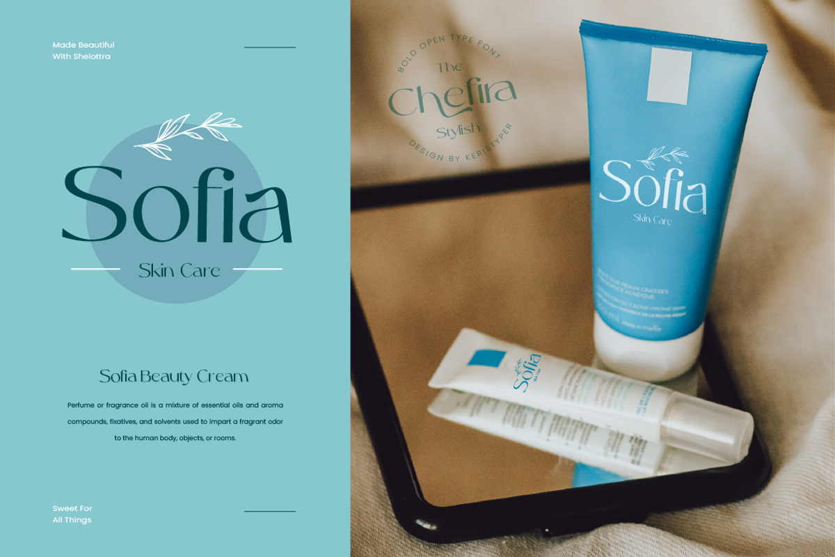 Chefira, a Sans Serif Font by kerismaker (Photo 11 of 12)