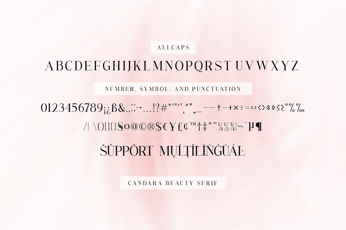 Candara Beauty - A Stylish Font Duo, a Script Font by Ainun Jinan (Photo 13 of 13)