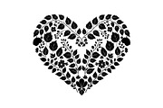 Floral Heart Silhouette Bundle, an Illustration by Designs_River (Thumbnail 24 of 31)
