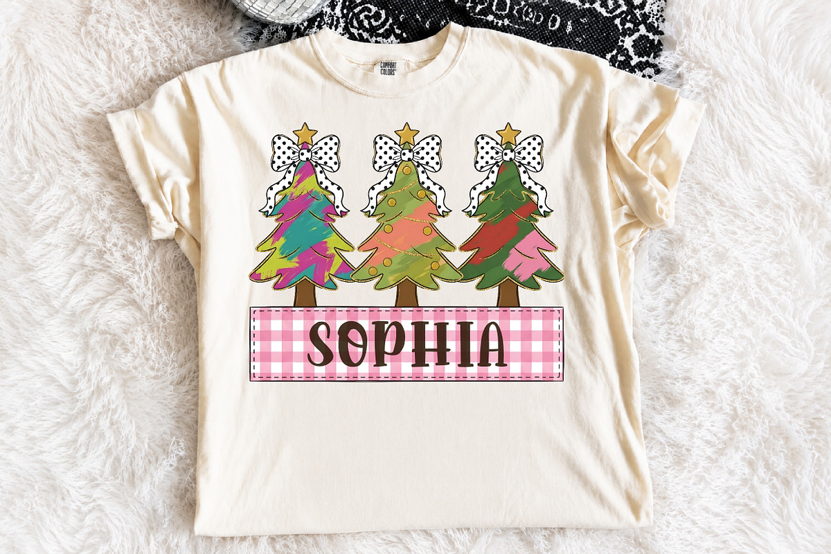 Personalized Christmas Tree png,, an Object Illustration by Libby Wishes (Photo 2 of 3)