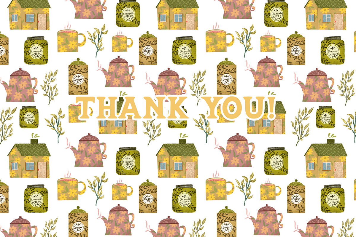 Summer hygge clipart &digital papers, a Seasonal Illustration by Yelloo Fish (Photo 10 of 10)