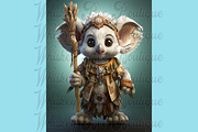 Cute Cartoon Shaman Animals, a Wallpaper Graphic by Whiskey Bee Boutique (Thumbnail 2 of 21)