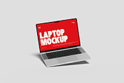 Laptop Mockup, a Mac Mockup by seramoe (Thumbnail 2 of 5)