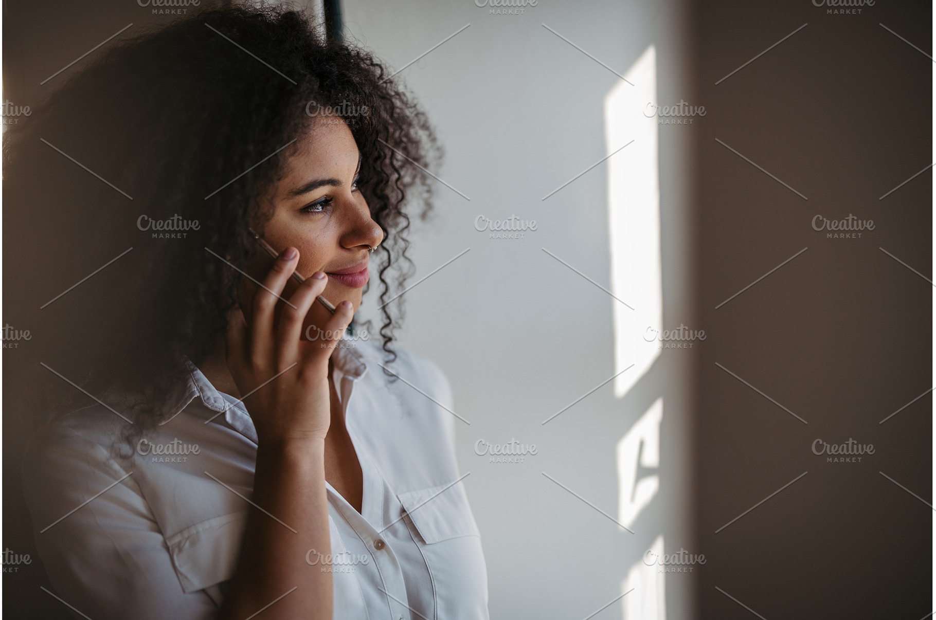 Portrait of young woman using, a Person Photo by HalfPoint