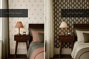 Classic Bedroom Wallpaper Mockup PSD, a Household Mockup by LinnestCreative (Thumbnail 6 of 7)