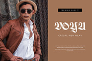 Regano Classic BlackLetter Font, a Blackletter Font by RantautypeStudio (Thumbnail 4 of 17)