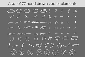 Hand drawn vector elements, an Icon by aivos