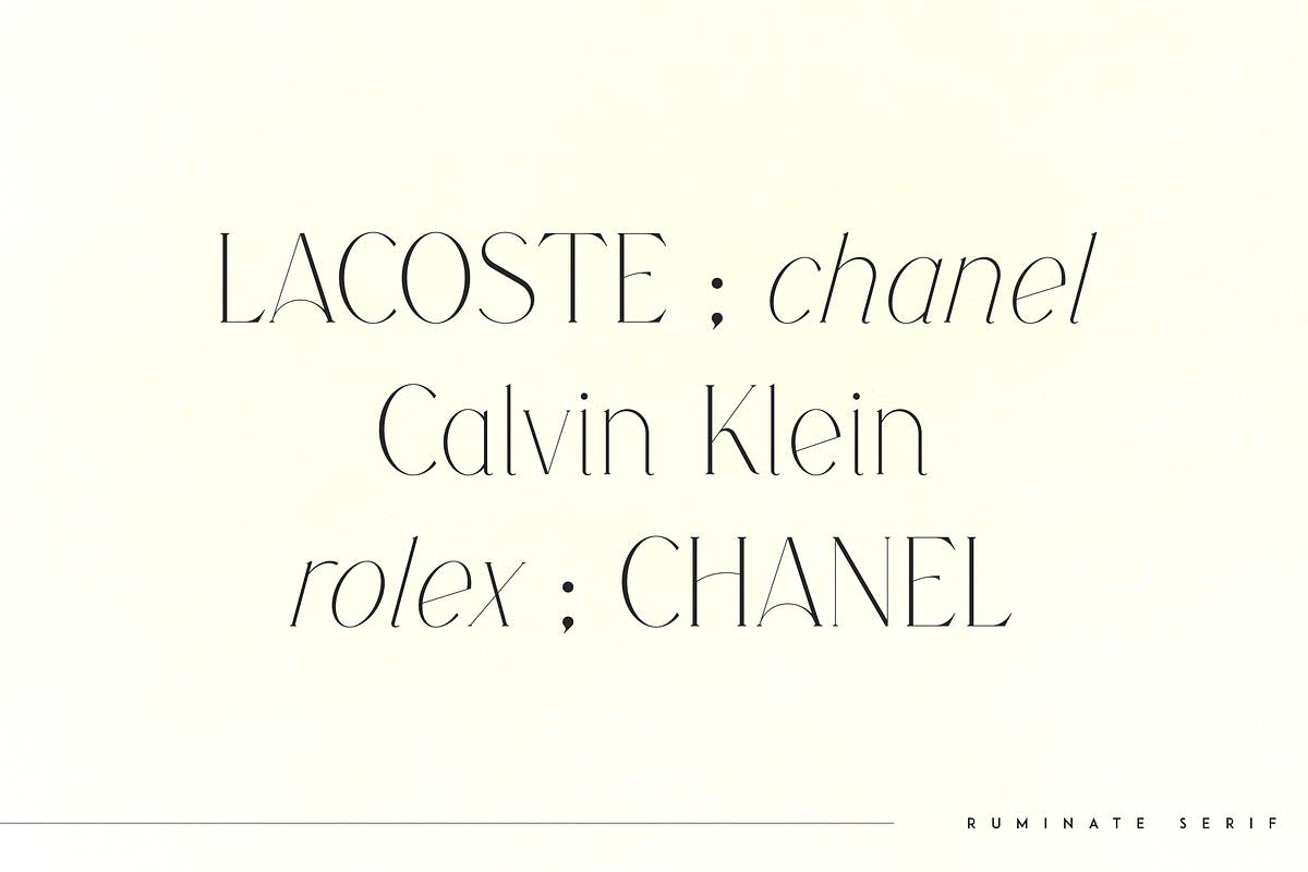 Ruminate - Serif Typeface, a Serif Font by Only Fonts (Photo 2 of 11)