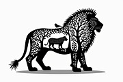 Lion Silhouette Vector Illustration,, an Illustration by Amazin_art (Thumbnail 6 of 21)