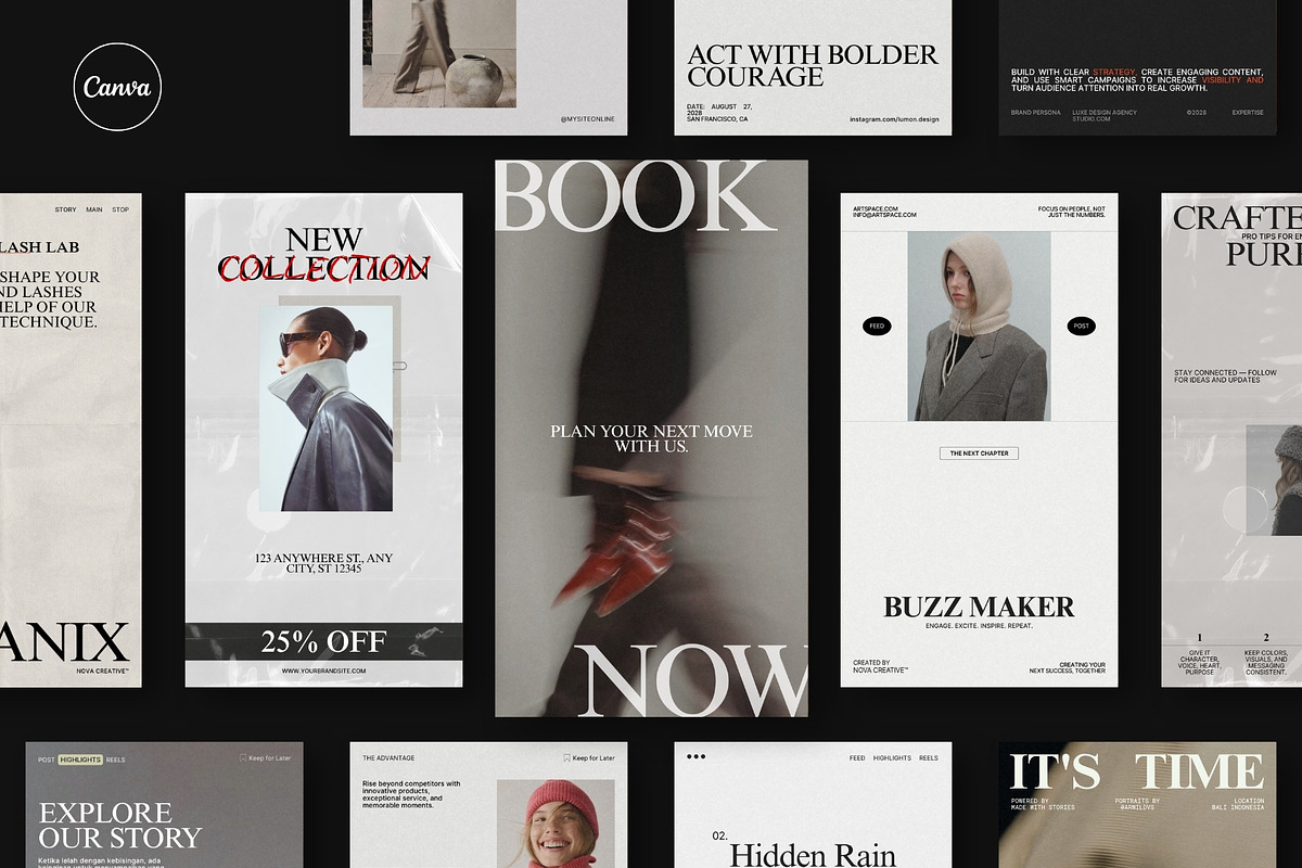 ZUNO | Instagram Template (III), a Social Media Template by The Aesthetic Studio (Photo 1 of 10)