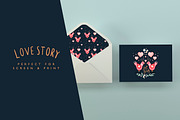 Love Story Gouache Illustration Pack, an Illustration by Laura Ingham (Thumbnail 10 of 14)