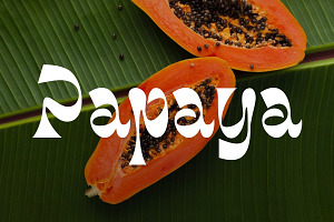 Tropical Paradise Retro Display Font