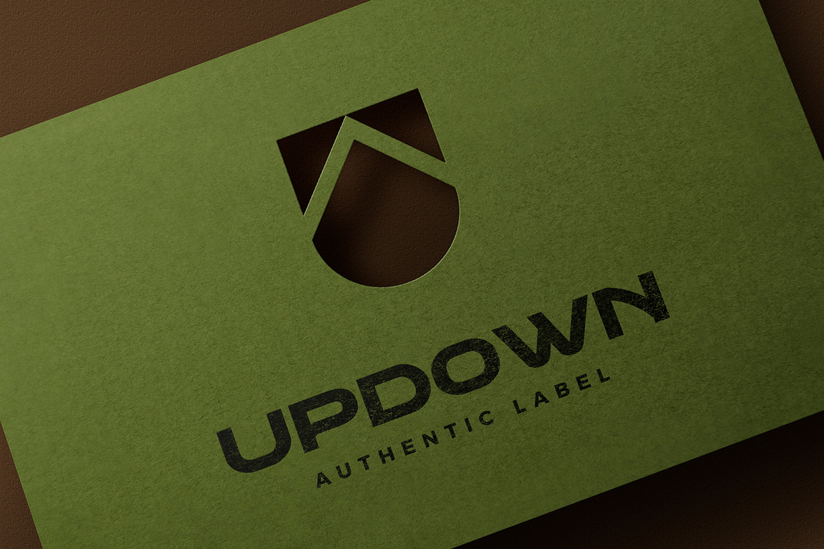 Die Cut Printing Logo Mockup, a Product Mockup by GfxFoundry (Photo 3 of 4)