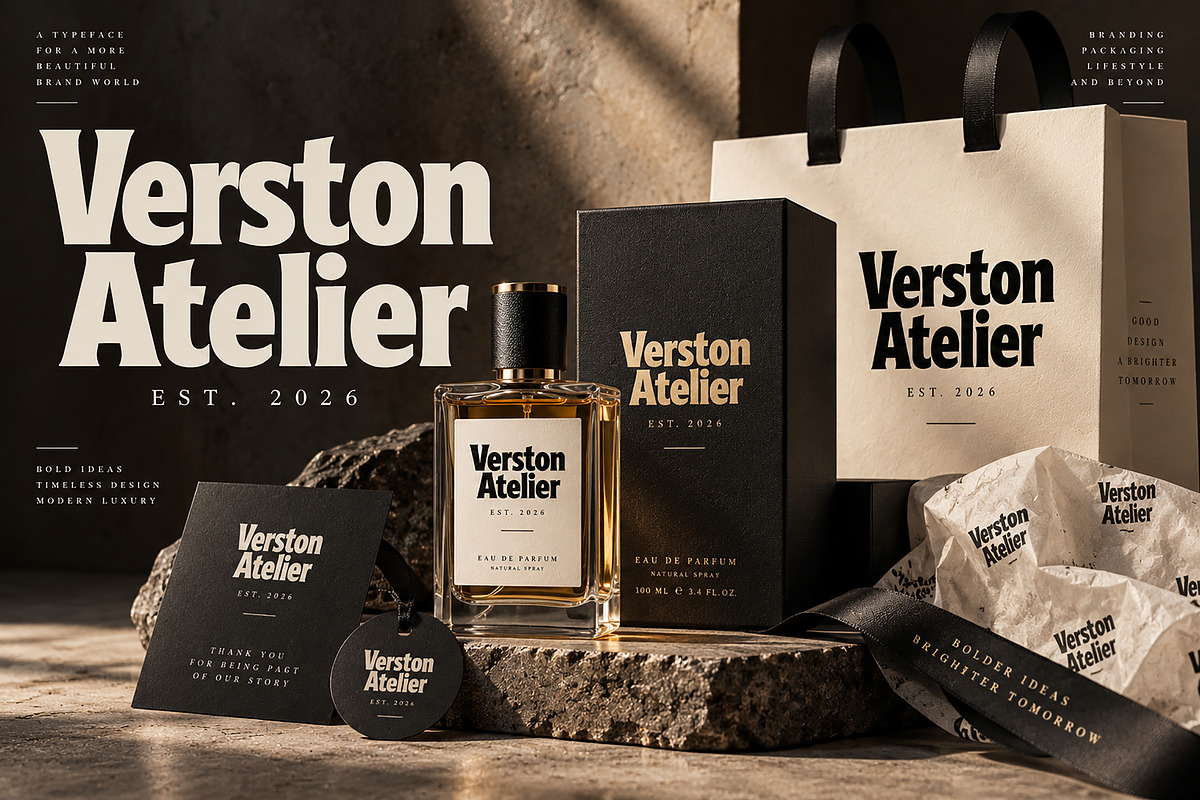 Verston — Strong. Elegant. Confident, a Script Font by Wow Magic (Photo 4 of 5)