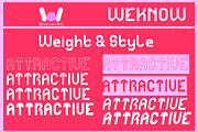 Attractive font, a Font by weknow (Thumbnail 7 of 8)