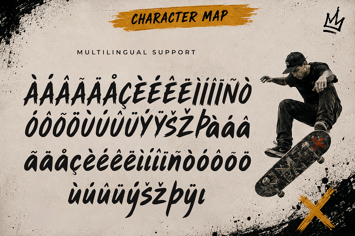 Wild Strokes-Bold Handwritten Brush, a Handwritten Font by overlaytemplates (Photo 5 of 5)
