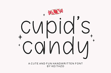 Cupid's Candy - Valentine's Font