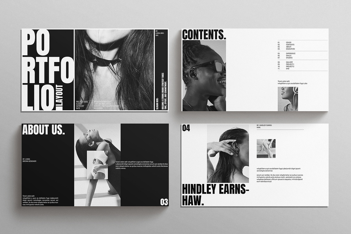 Brand Portfolio Presentation, a Presentation Template by E-Type (Photo 2 of 4)