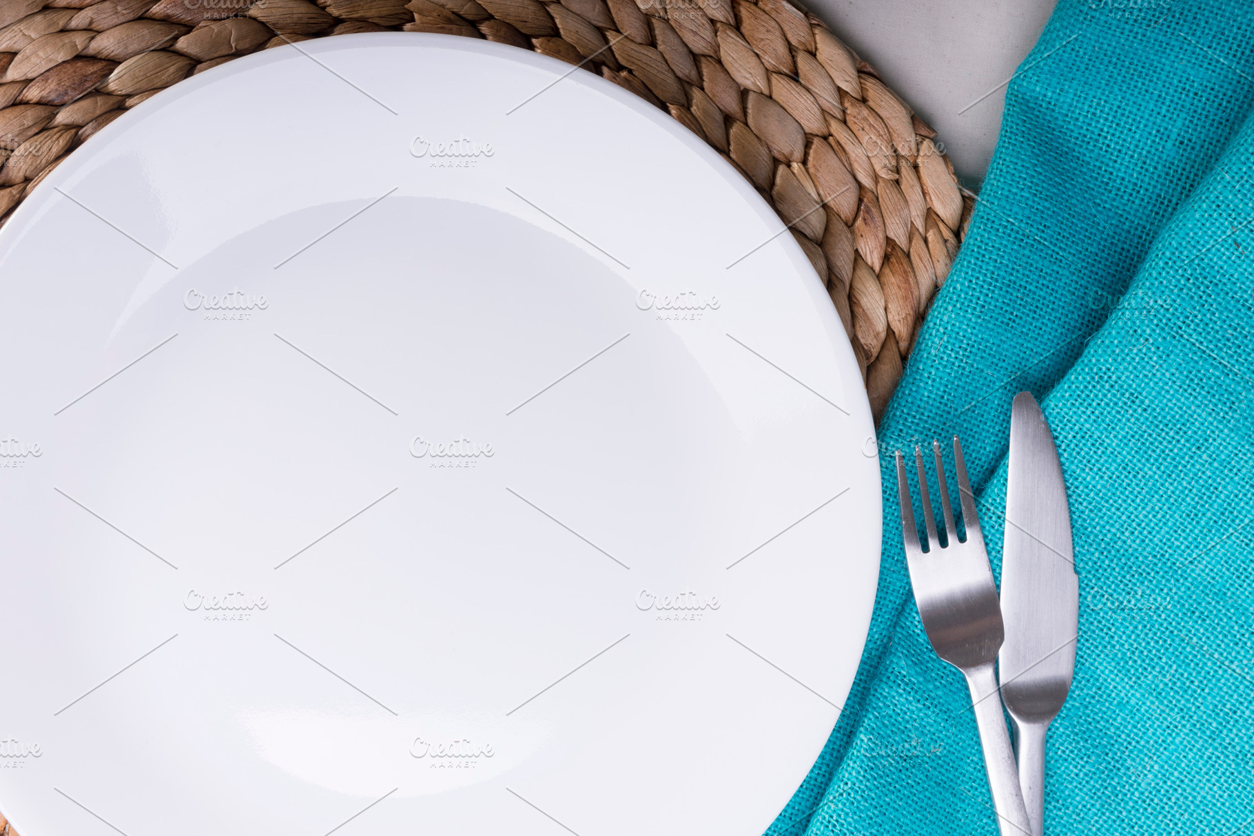 Empty White Plate, a Food & Drink Photo by THP Creative