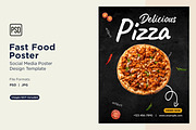 Fast Food Poster Design Template 19, a Social Media Template by shahsoft (Thumbnail 1 of 2)