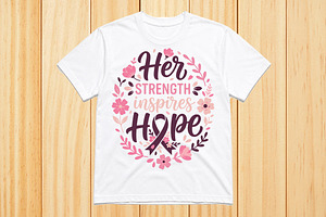 Breast cancer awareness T-shirt