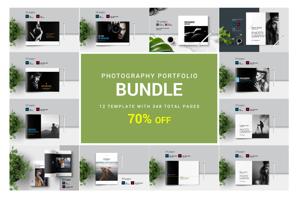 Photography Portfolio BUNDLE, a Brochure Template by adekfotografia (Photo 1 of 27)
