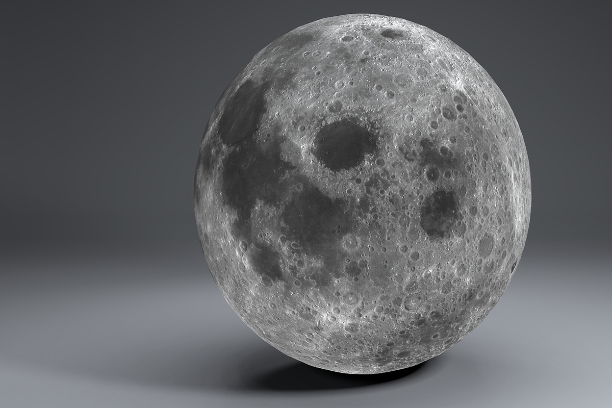 Moon Globe 23k, an Environmental 3D Model by Flash My Pixel (Photo 3 of 9)
