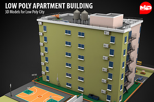 Low Poly Apartment Building