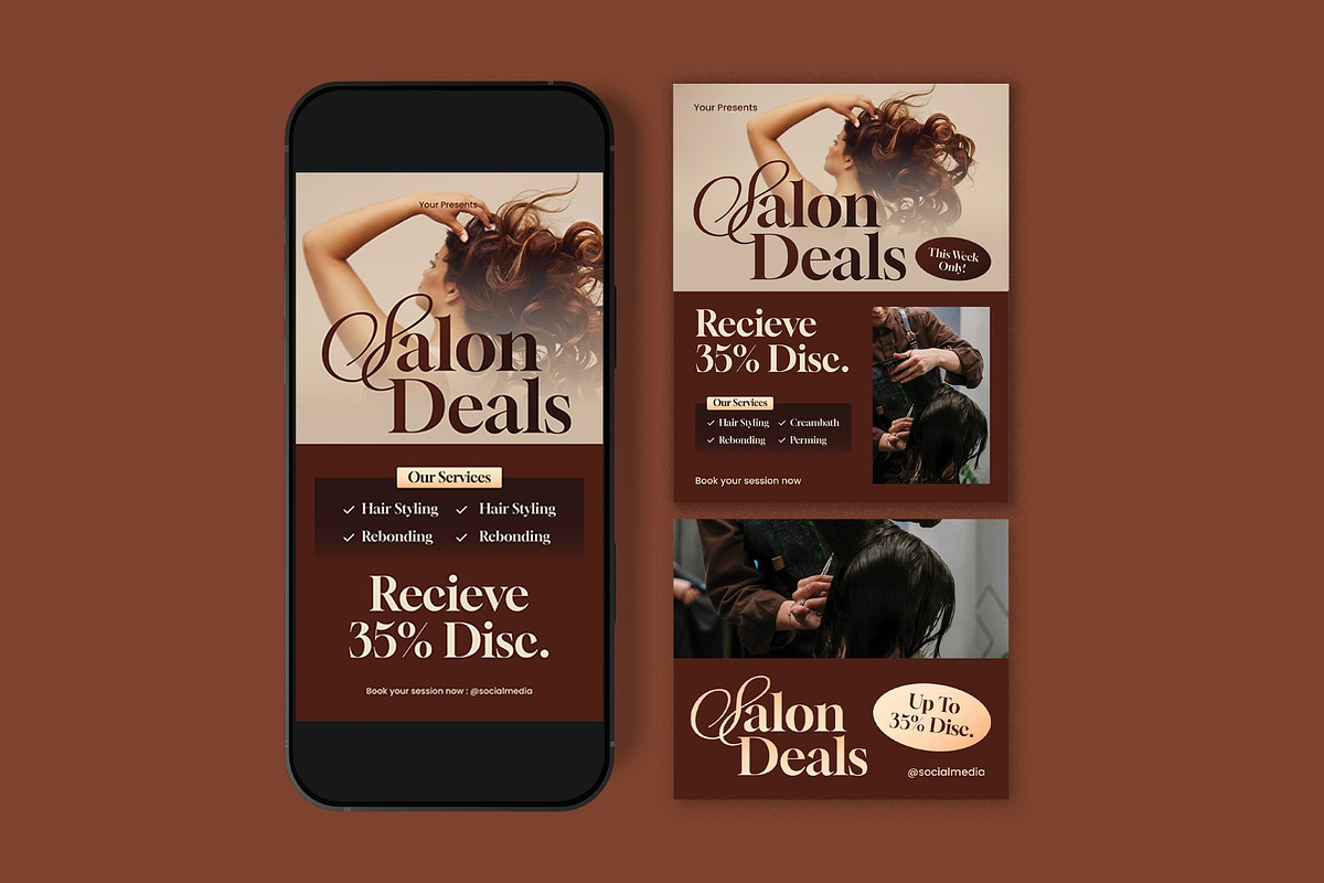 Salon Deals Flyer, a Flyer Template by graphicook (Photo 3 of 3)