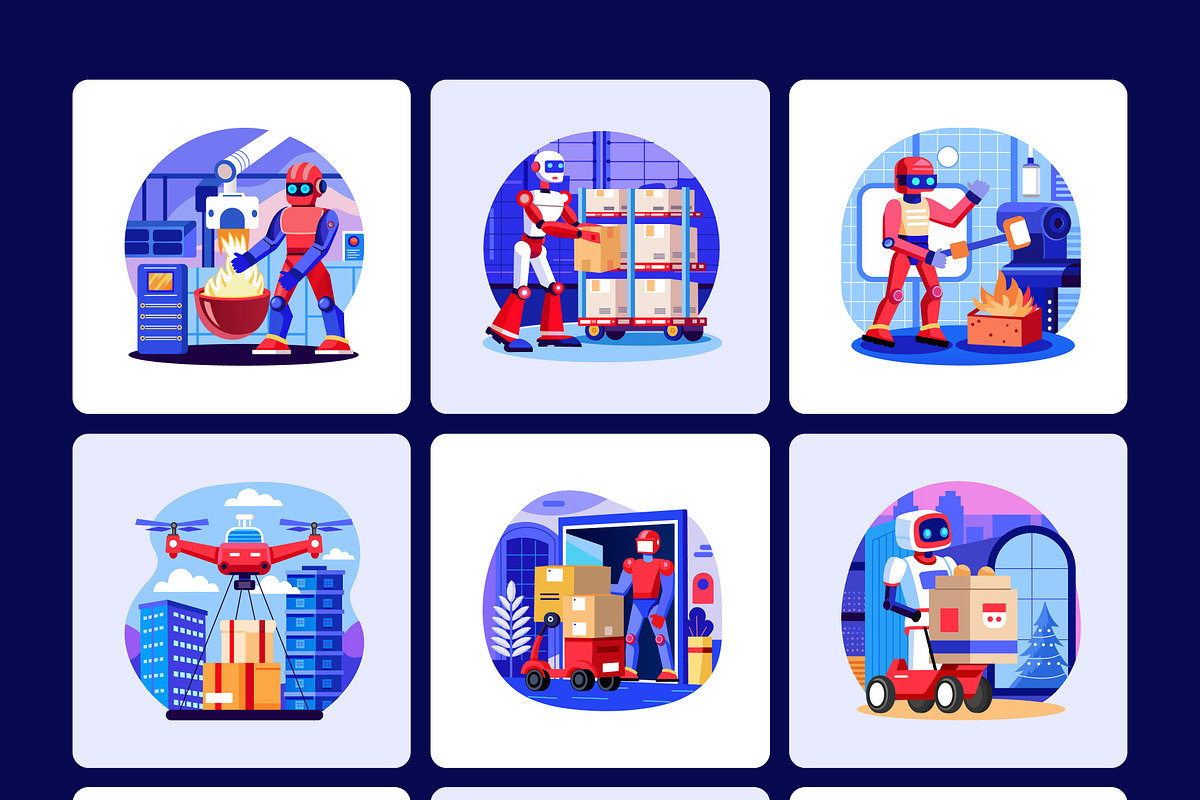 Artificial Intelligence Illustration, a Technology Illustration by Brickclay (Photo 8 of 13)