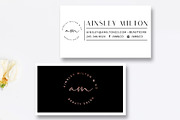 Salon Business Card Template, a Business Card Template by Marham Labeling Co (Thumbnail 1 of 2)