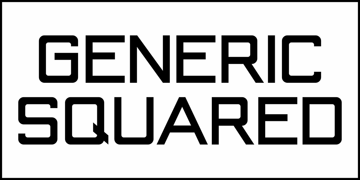Generic Squared JNL, a Sans Serif Font by Jeff Levine Fonts (Photo 2 of 5)