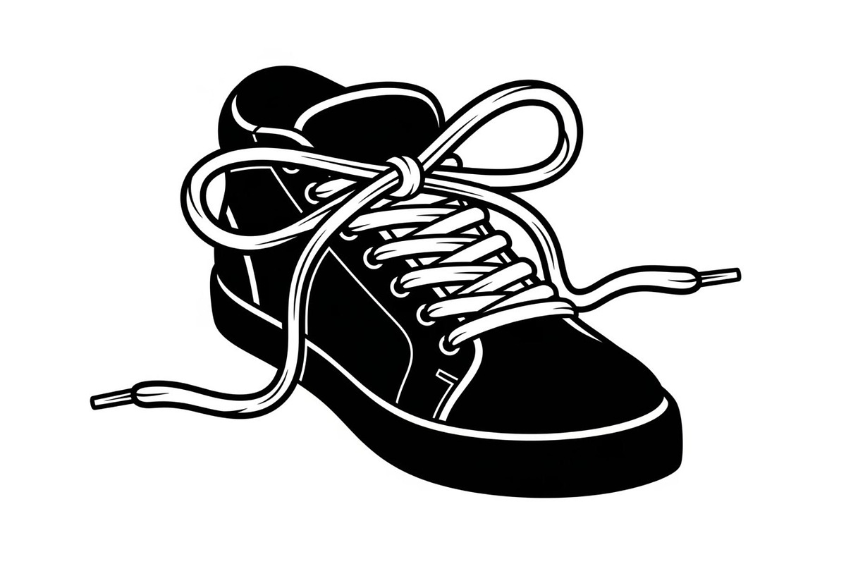 Sneaker Laces Minimal Street Style, a Graphic by Designer_Momina (Photo 8 of 10)