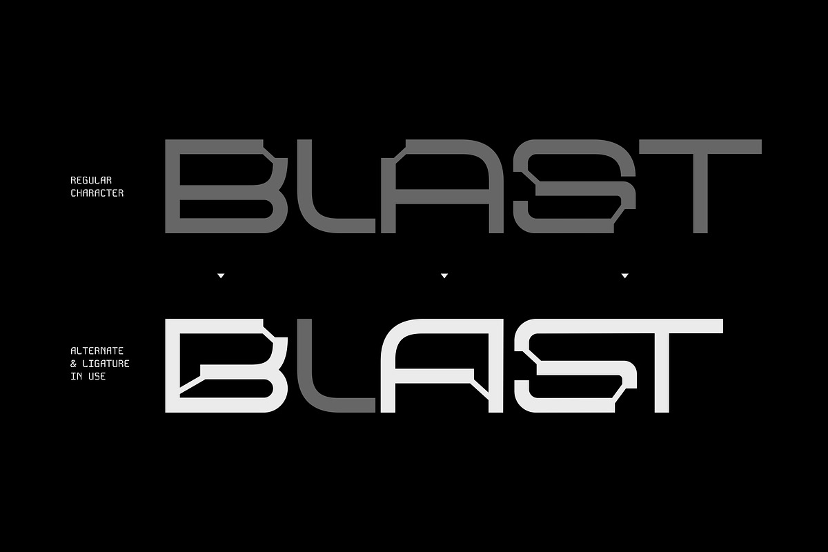 Nebula Rolek - Cyber Techno Typeface, a Sans Serif Font by Imoodev (Photo 3 of 6)