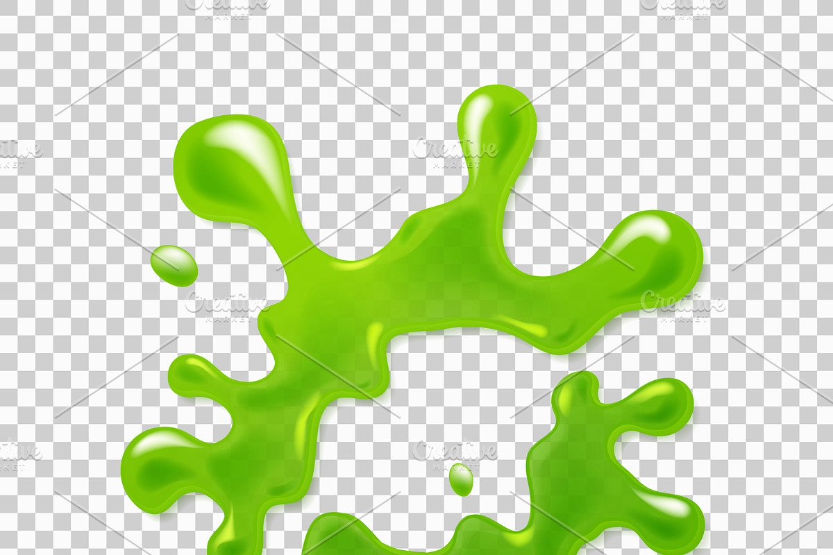 Realistic green slimes, a Templates & Theme by majcot (Photo 5 of 6)