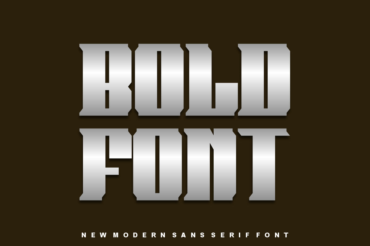 Bosener - Font, a Sans Serif Font by artchiles_design (Photo 2 of 5)