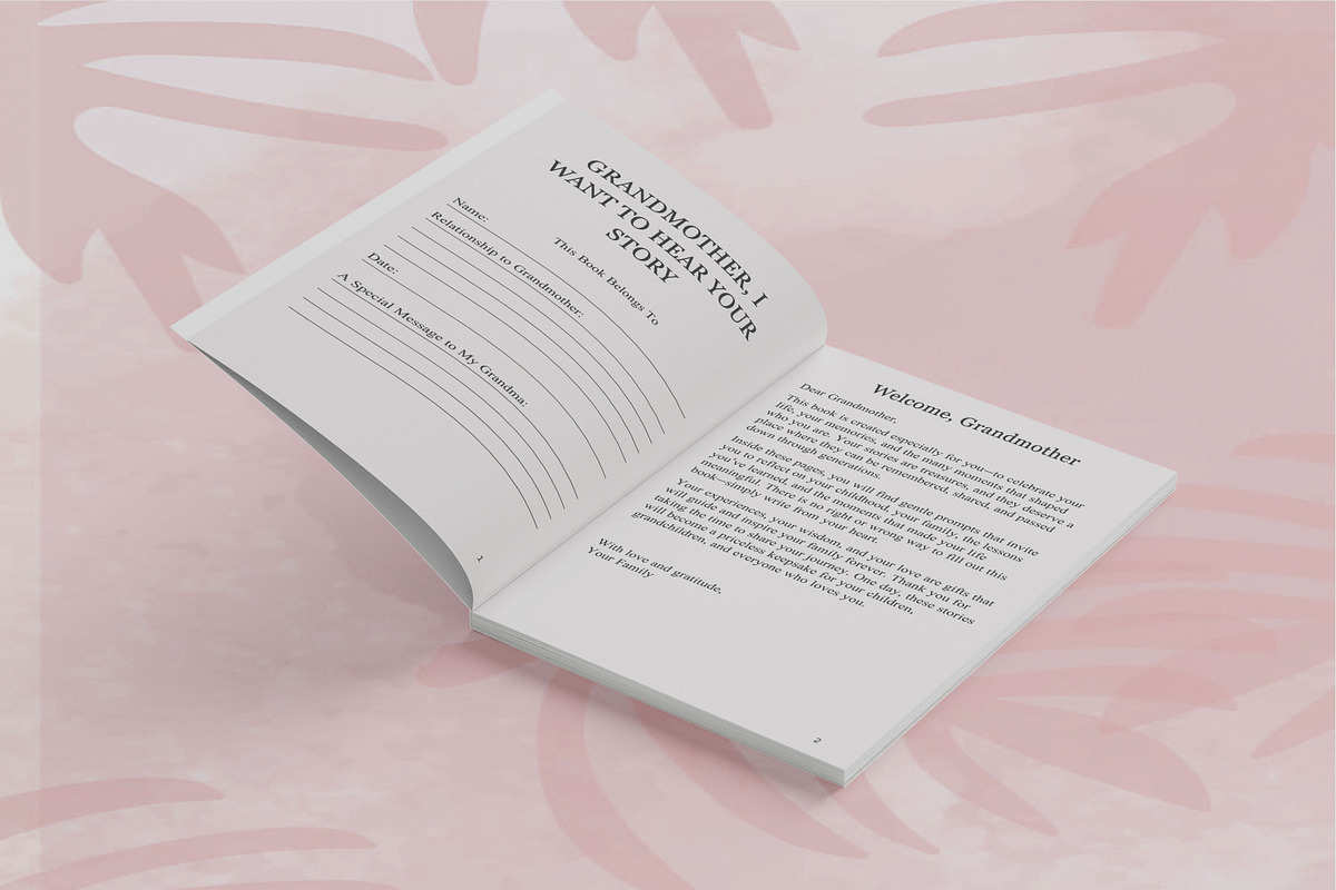 Grandma Life Story Book, a Design Template by Book2bees (Photo 2 of 4)