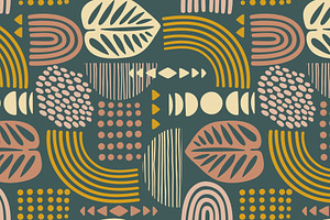 Tropical Boho. 8 Seamless Patterns