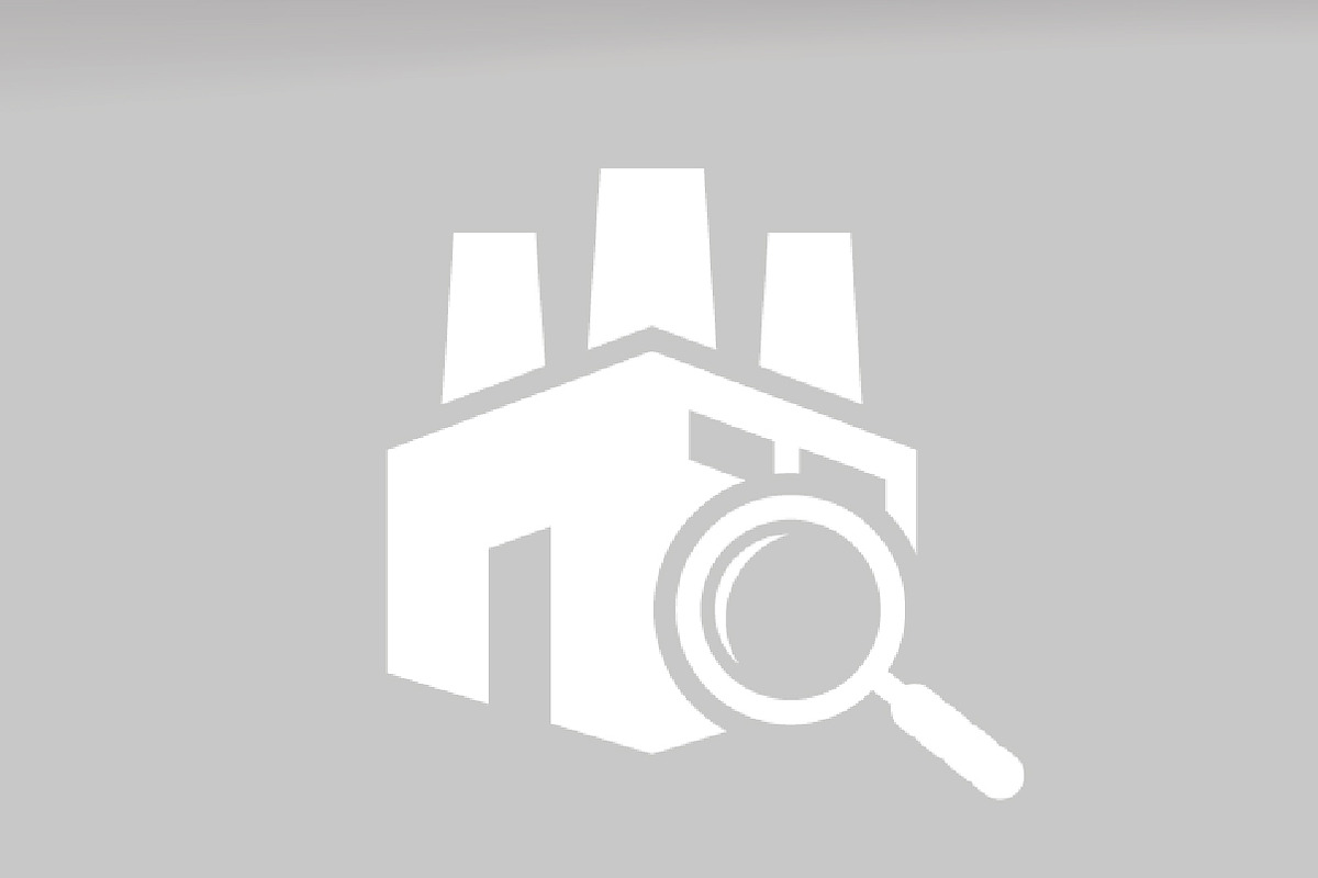 Vector factory and loupe logo, a Branding & Logo Template by GraphiShop