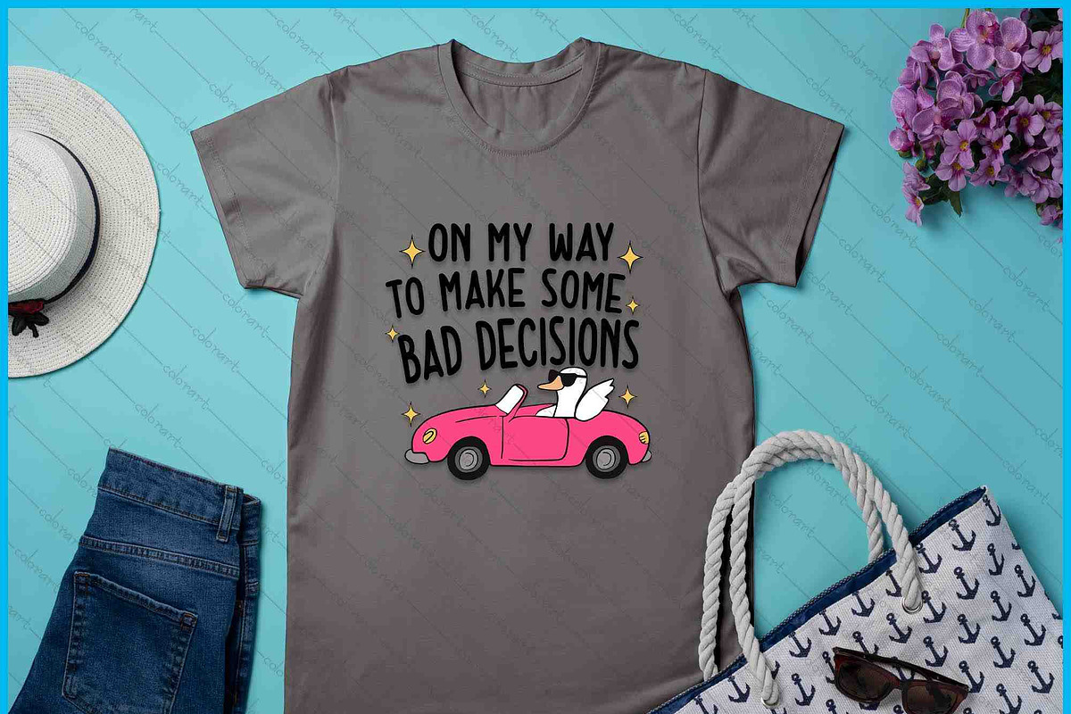 On My Way To Make Bad Decisions SVG, an Object Graphic by Creativeusart (Photo 1 of 4)