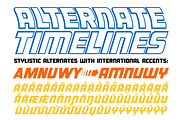 Double Back - retro sci-fi logo font, a Font by Comicraft Fonts (Thumbnail 4 of 7)