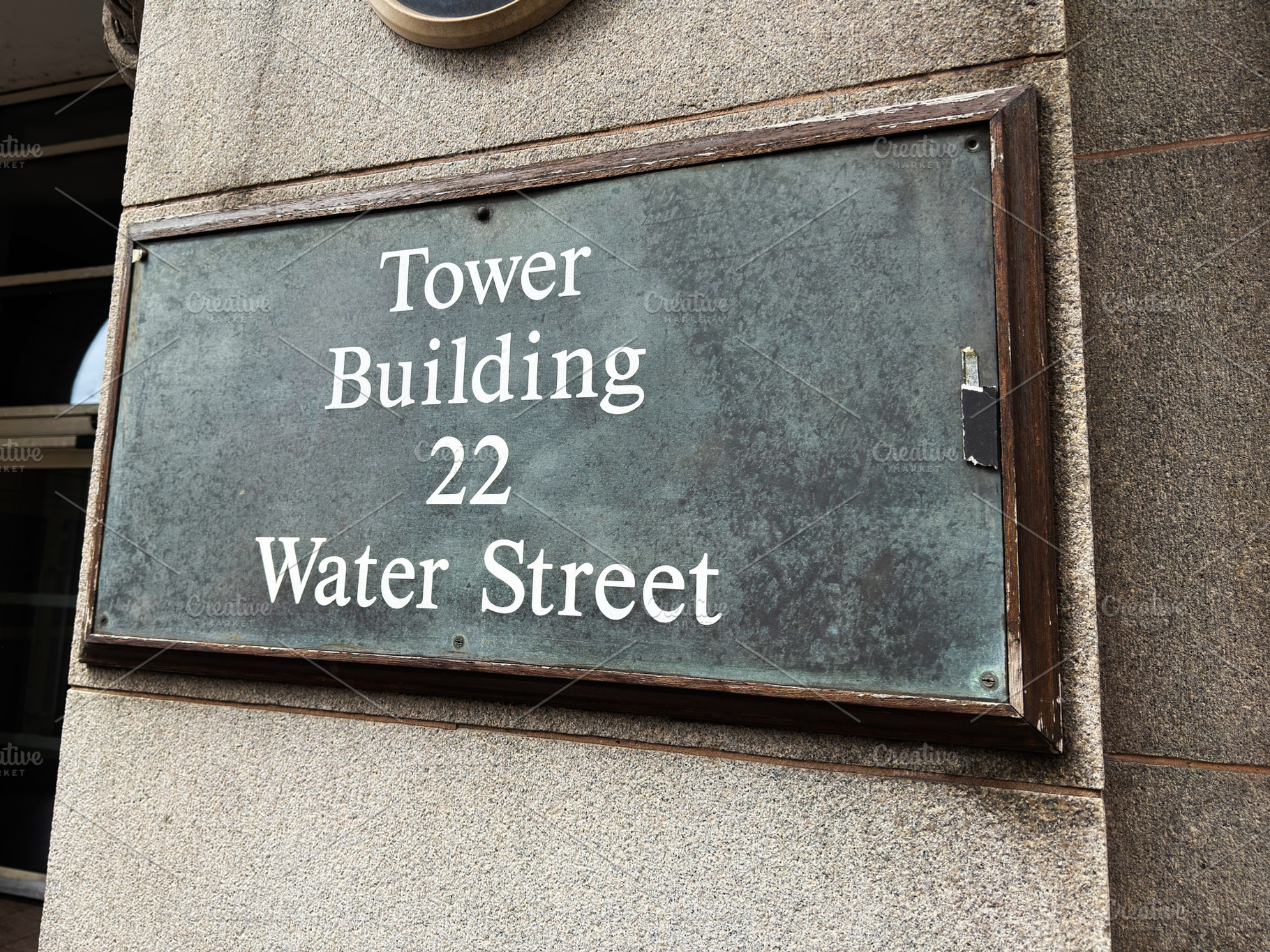 Tower Building 22 Water Street historic office entrance and weat, a Photo by AS photostudio